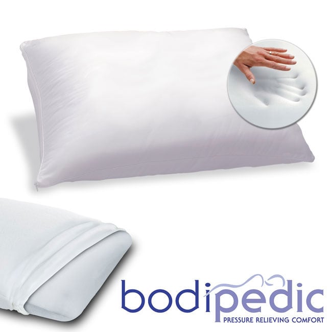 Italian 6 inch Memory Foam Pillow with Rayon from Bamboo Cover 