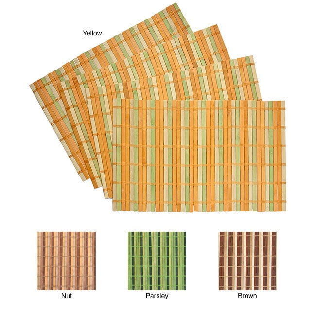 Lollypop Bamboo Place Mats (Set of 4)  