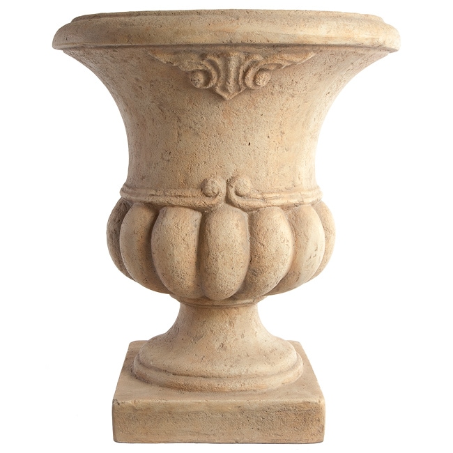 SomerTile Mediterranean Stoneware 16x18 inch Vlora Planter