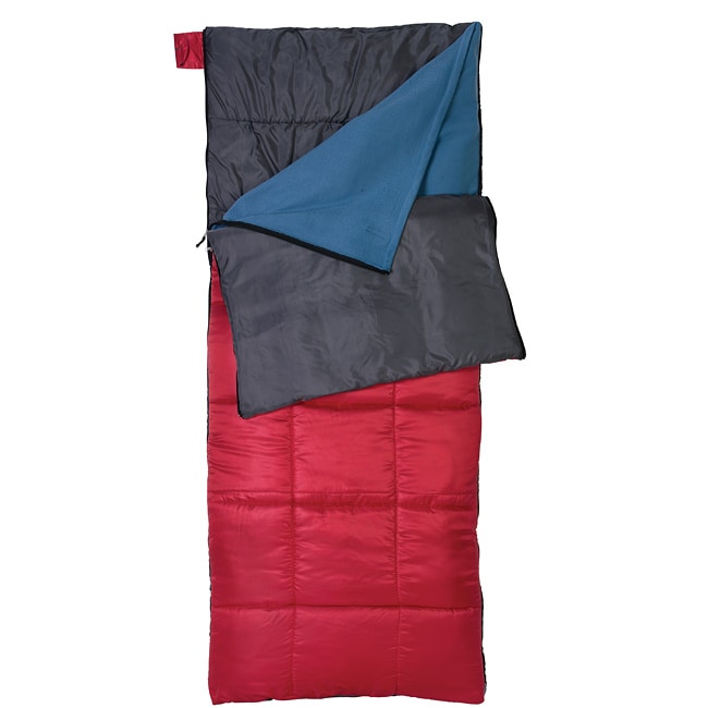 Eddie Bauer Red 40/ 60 Fleece-lined Sleeping Bag - Free Shipping On