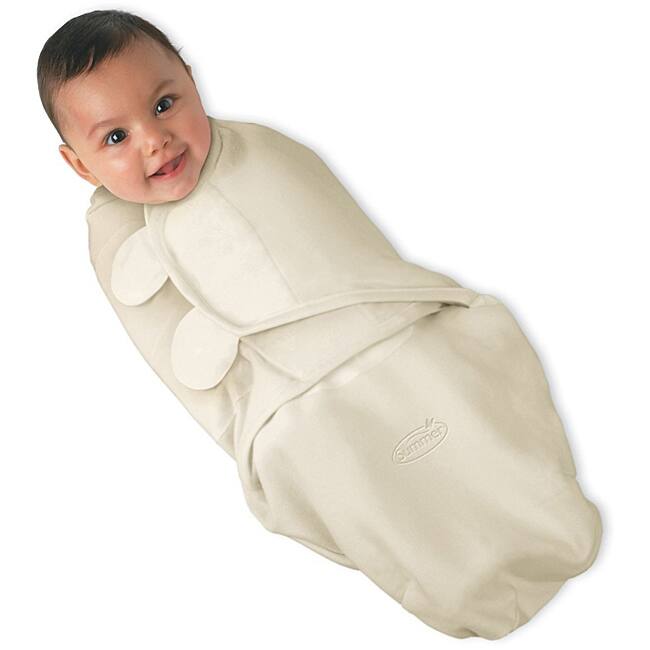 Summer Infant Ivory SwaddleMe Small Organic Cotton Blanket
