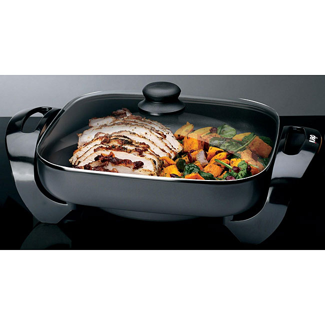 Deni 12Inches L x 12-in W 1300-Watt Non-Stick Electric Skillet at