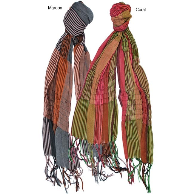 Lycra Fringed Scarf (India)  