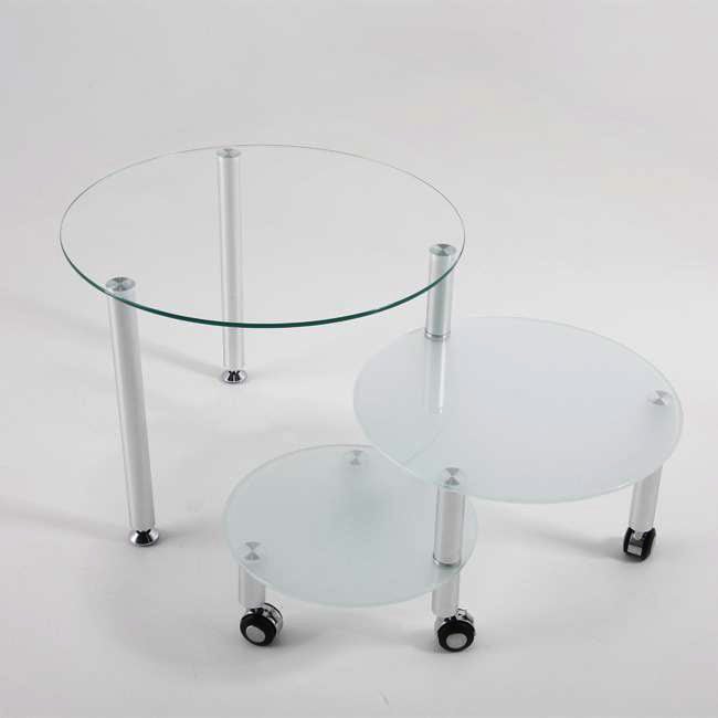 Polis Round Functional 3 tier Coffee Table  