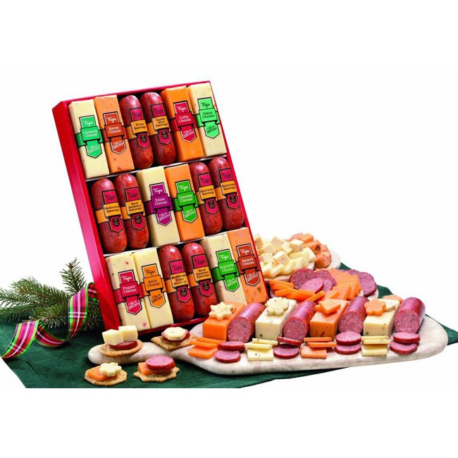 Figi's Savory Sixteen Sausage and Cheese Gift Box Free Shipping On Orders Over 45 Overstock