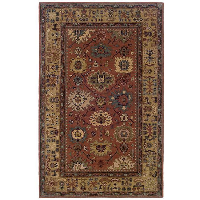 Hand tufted Pink Oriental Wool Rug (5 x 8) Today $179.99