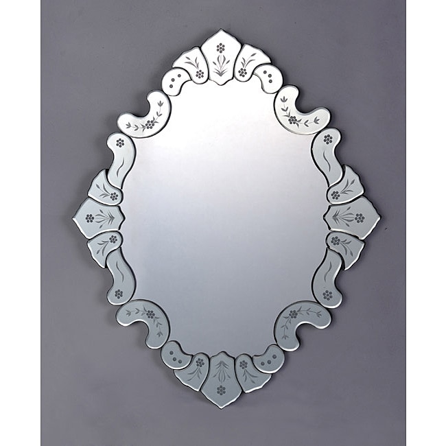Venetian Style 26 inch Glass Mirror