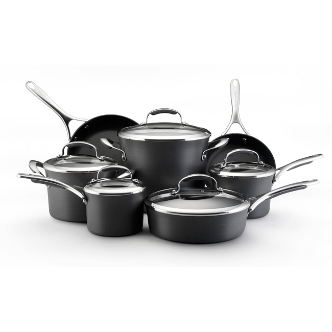 KitchenAid Gourmet Hard Anodized 12 pc Nonstick Cookware Set 