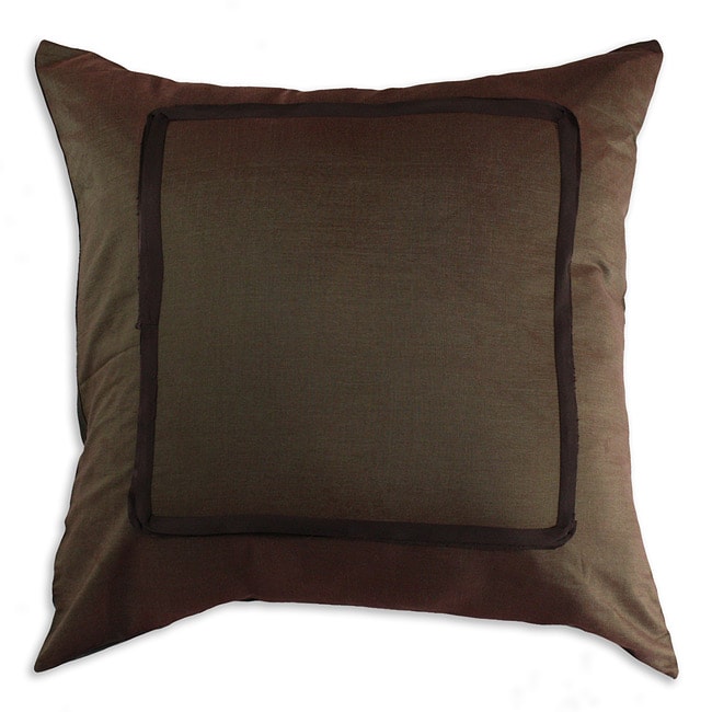 Callista Brown 26 inch Square Euro Sham  