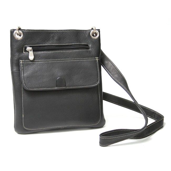 Shop Royce Leather Vaquetta Front Flap Cross-body Bag - Free Shipping ...