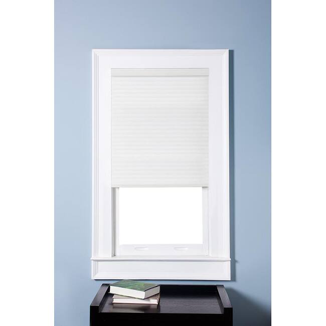 Arlo Blinds Honeycomb Cell Light-filtering Pure White Cellular Shades (31.5 x 60)