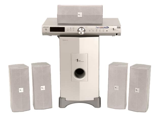 sharp 5.1 home theatre system