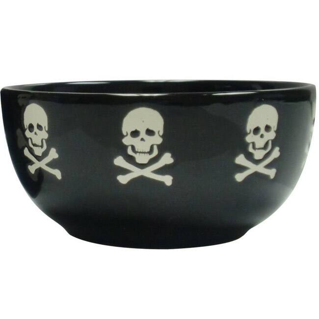 Waechtersbach Black Skull Cereal Bowls (Set of 4)