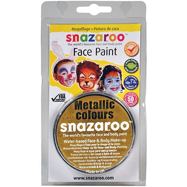 Snazaroo Gold Metallic Face Paint  