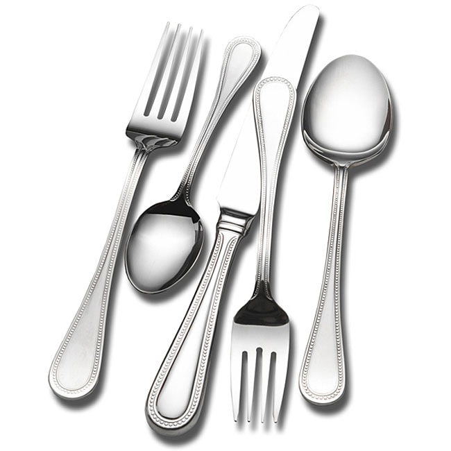 Wallace Continental Bead 77 piece Flatware Set