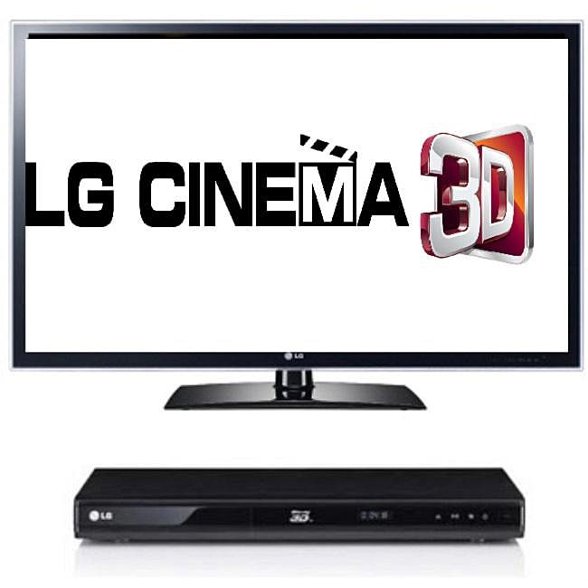 LG 55LW6500 55 inch 1080p 240Hz 3D LED TV with LG BD670 Blu ray Player 