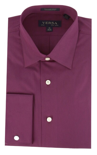 mens burgundy formal shirt