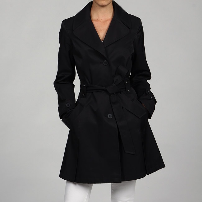 DKNY Women's Belted Rain Trench Coat - Free Shipping Today - Overstock ...