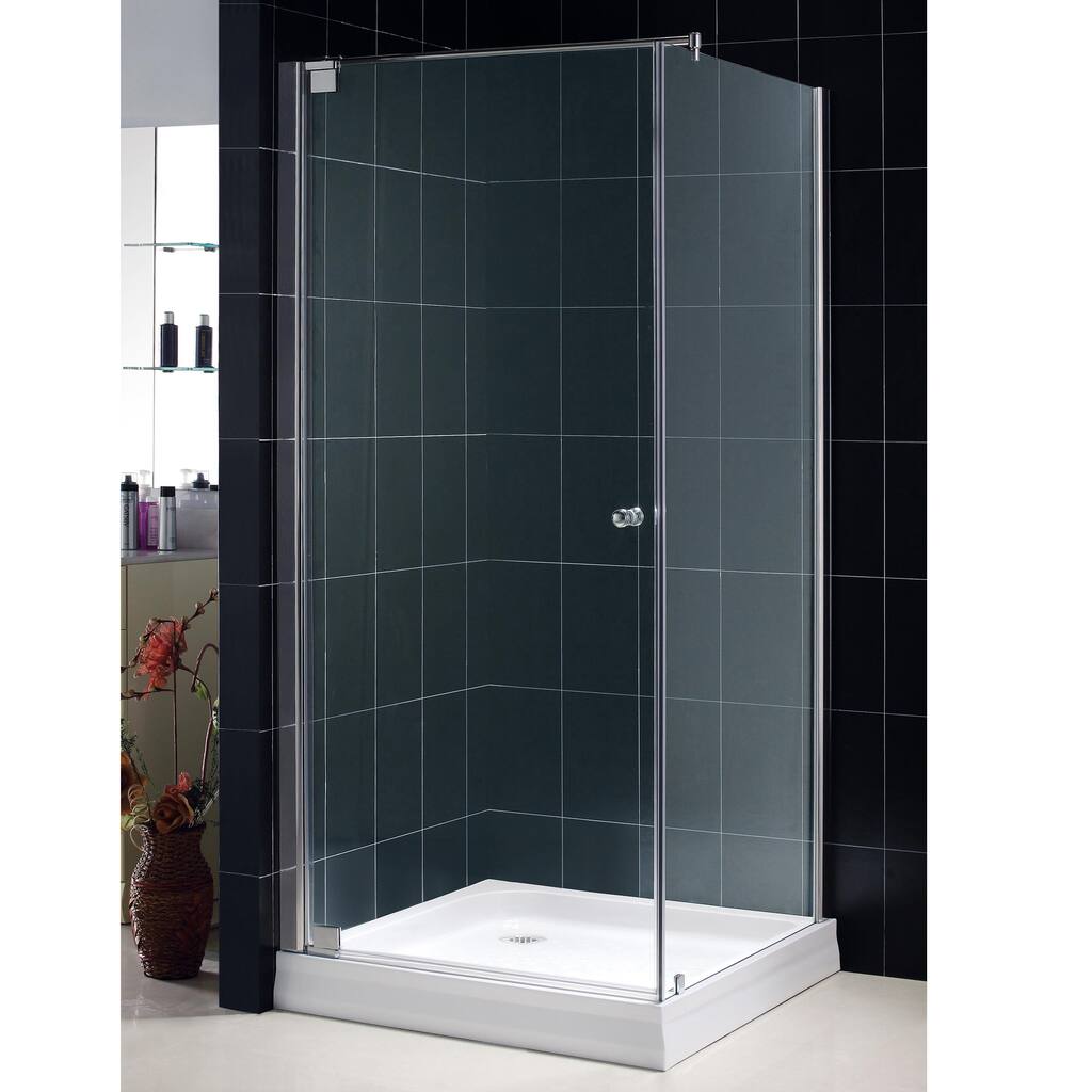DreamLine TETRA 34-inch x 74-inch Frameless Glass Shower Enclosure