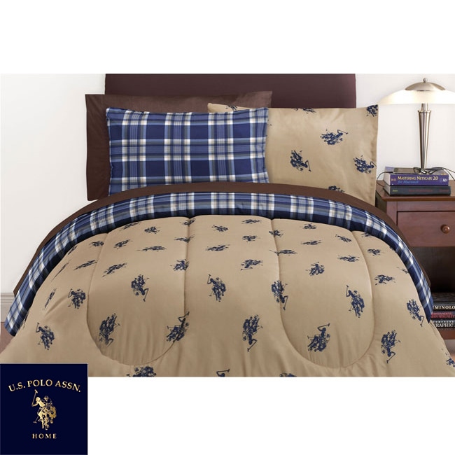 Us Polo Association Full Size 7 Piece Bed In A Bag With Sheet Us Polo Association Full Size 7 Piece Bed In A Bag With Sheet Set