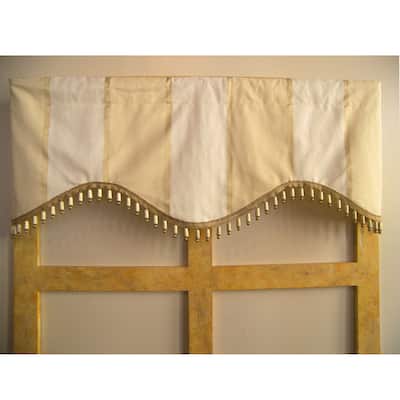 Regatta Ivory Stripe Valance