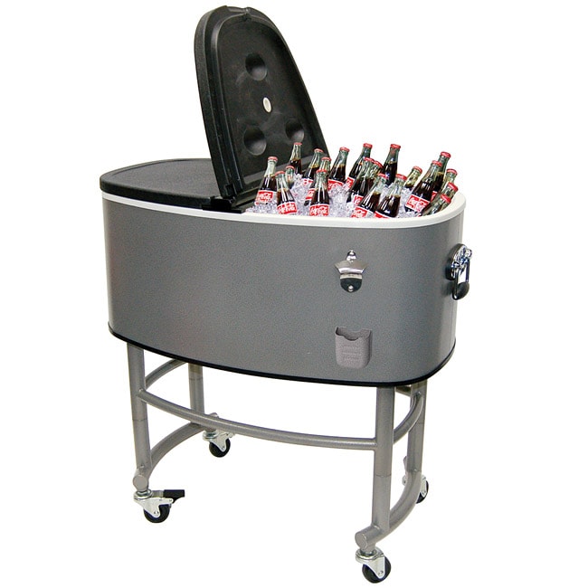 Steel Rolling Beverage Cooler Free Shipping Today