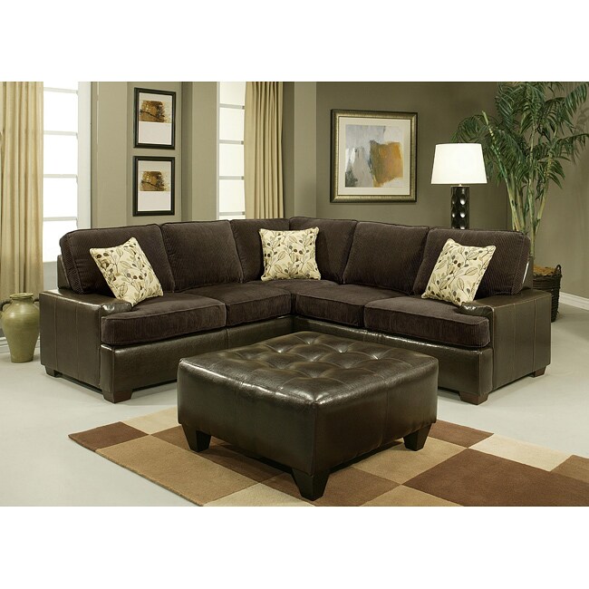 Furniture of America Hester 2piece Sectional Set Free Shipping Today