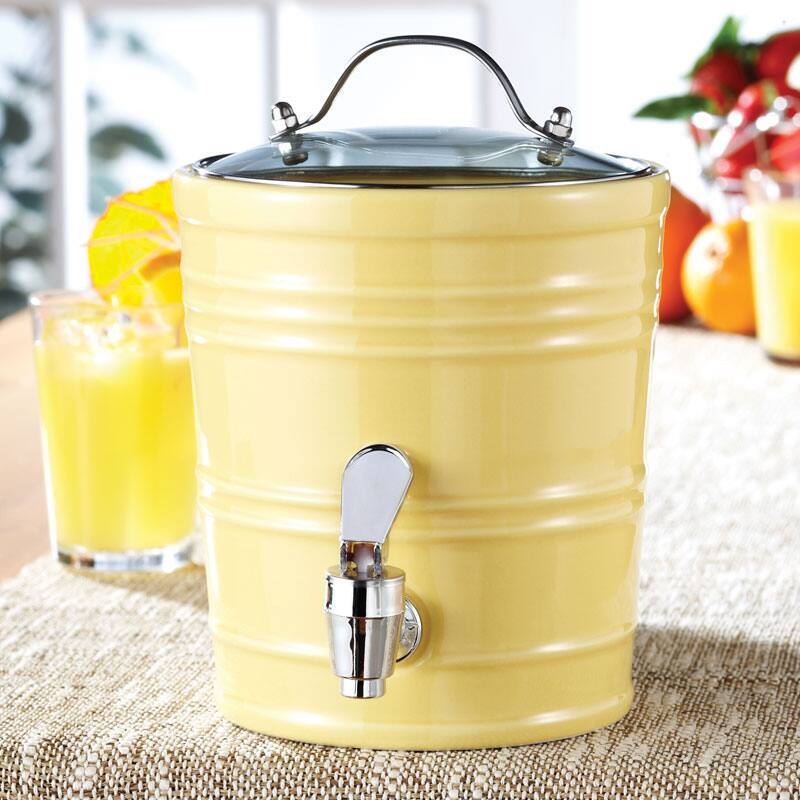 American Atelier Yellow 90-oz Beverage Dispenser