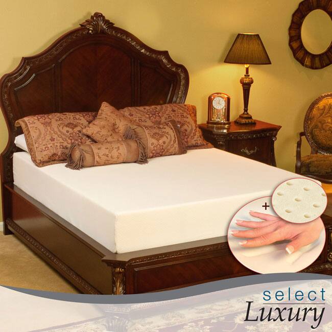 Select Luxury Latex Infused Memory Foam 10-inch Queen-size Mattress