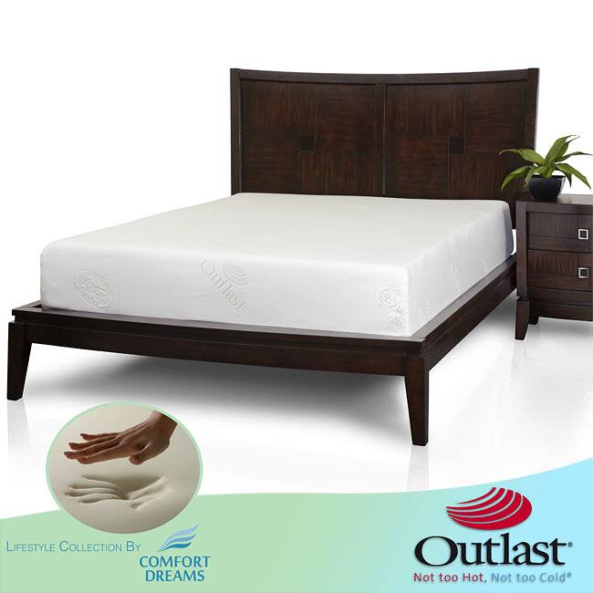 Comfort Dreams Outlast 10-inch King-size Memory Foam Mattress