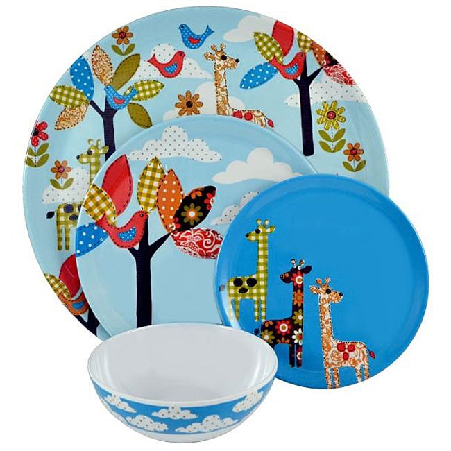 Tango Jungle Jumble 13 piece Dinnerware Set