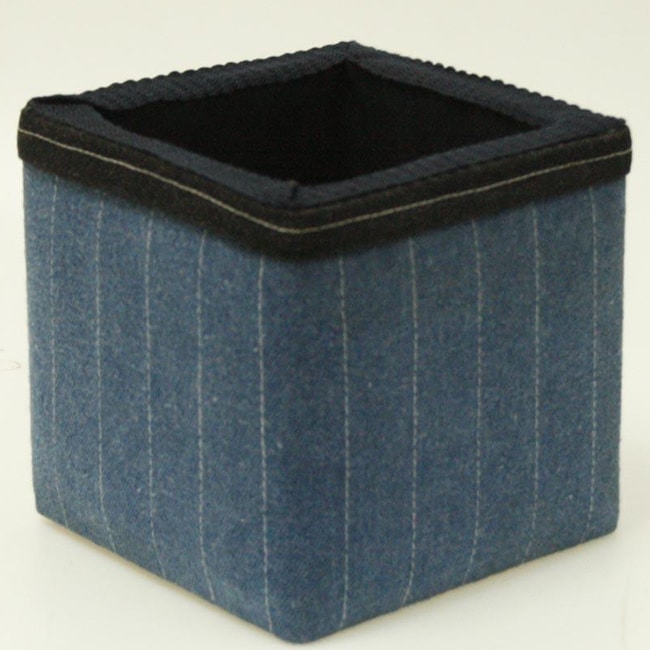 Suzys Denim Small Storage Box  