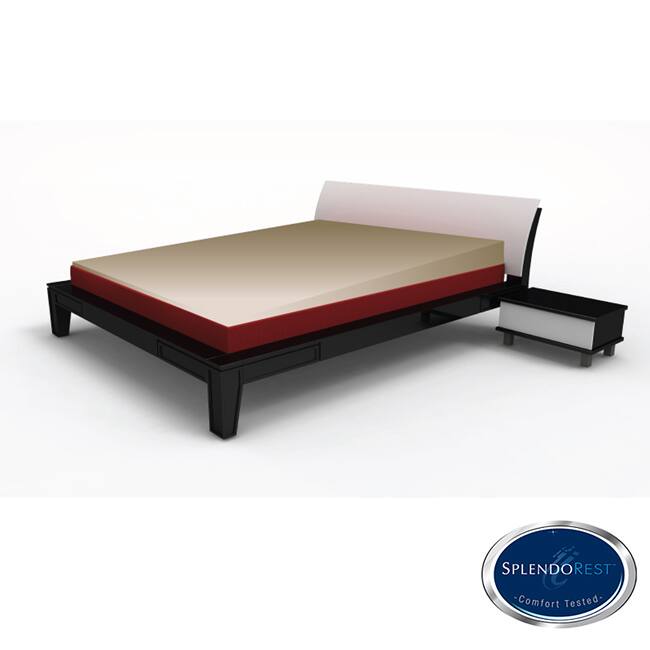 Splendorest Incline Omalon 6-inch Foam Wedge Queen-size Mattress Topper