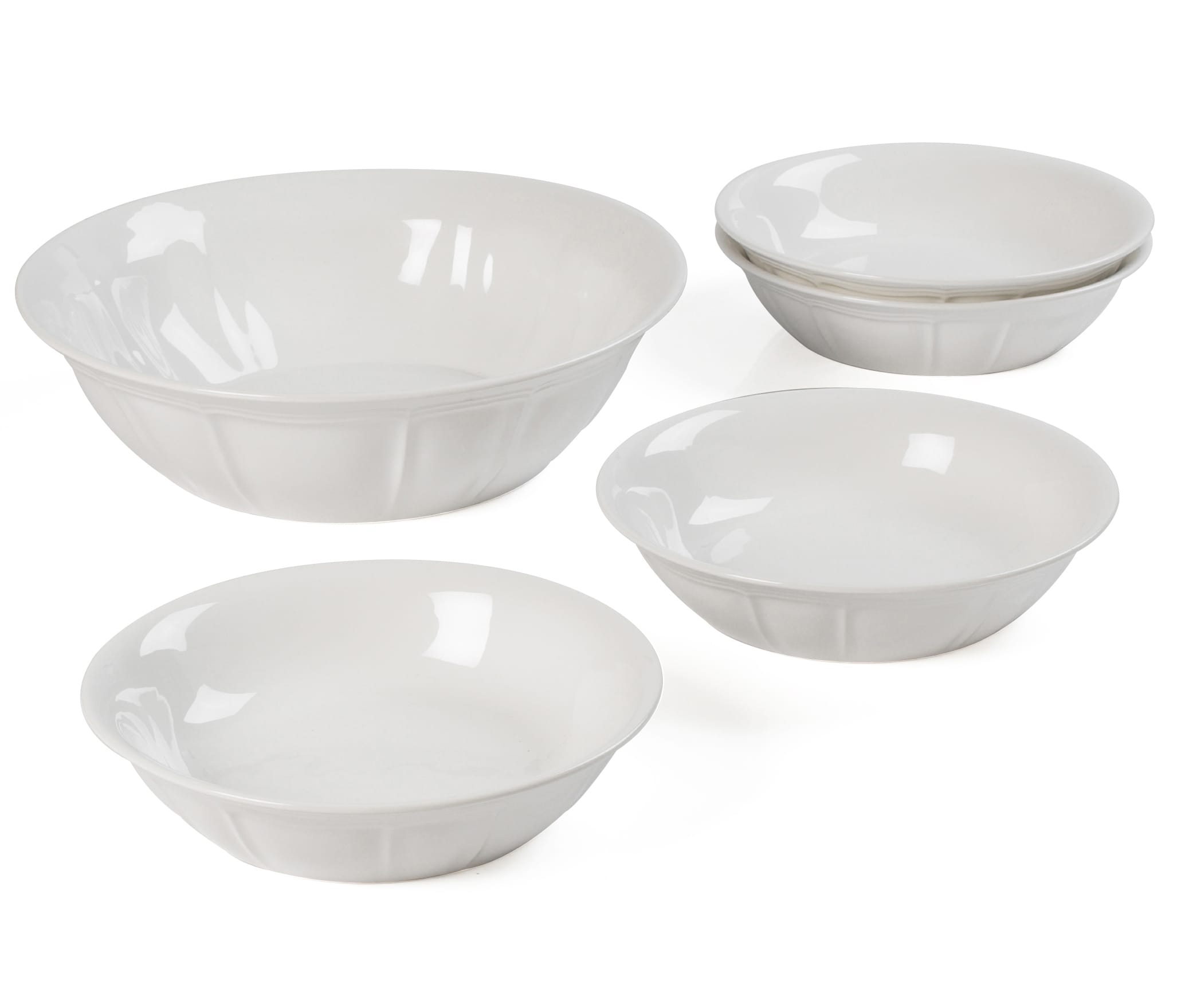 Mikasa Antique White 5 piece Pasta Set  