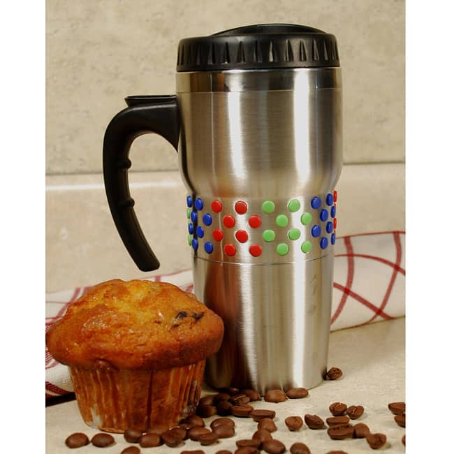 Stainless Steel 2-piece Double-wall Coffee and Travel Mug