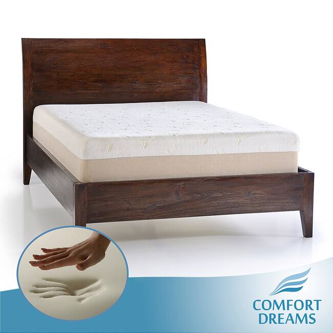 Comfort Dreams Dual Comfort 14-inch King-size Memory Foam Mattress