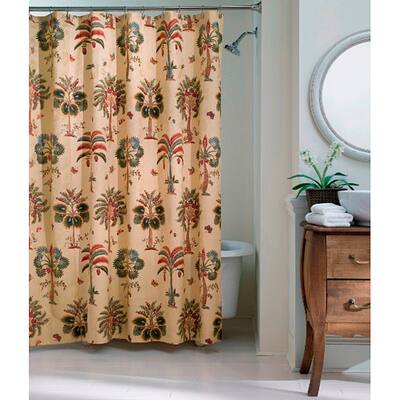 Cocobay Tropical Shower Curtain