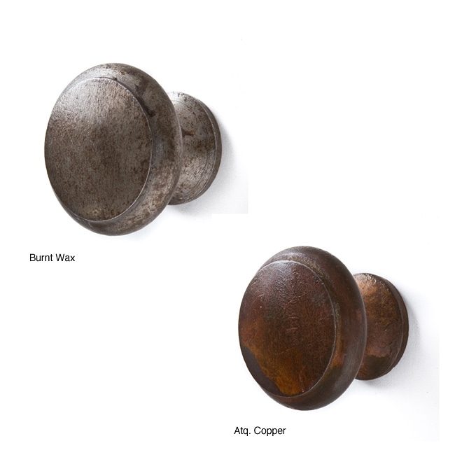 Set of 6 Recycled Iron Taylor Knobs (India)