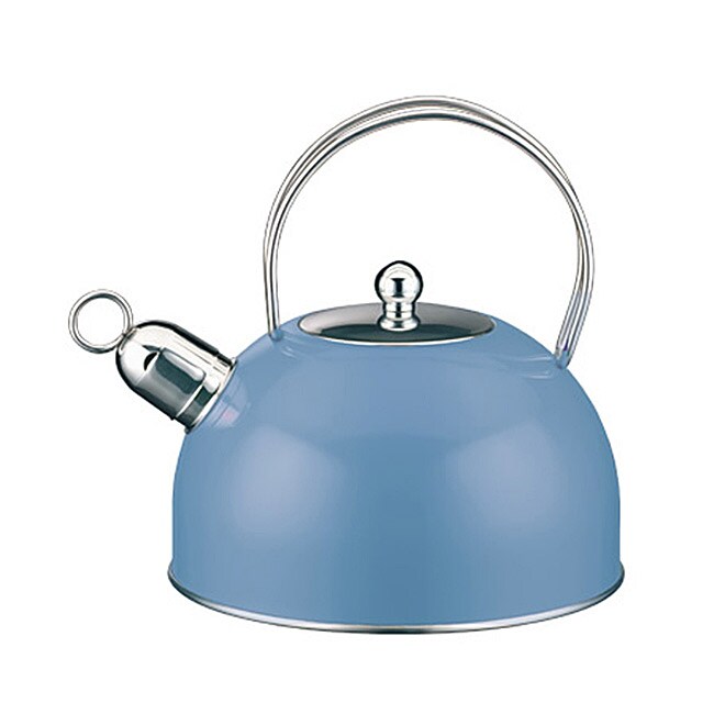 Elo Classic Color Stainless Steel Sky Blue Tea Kettle Free Shipping