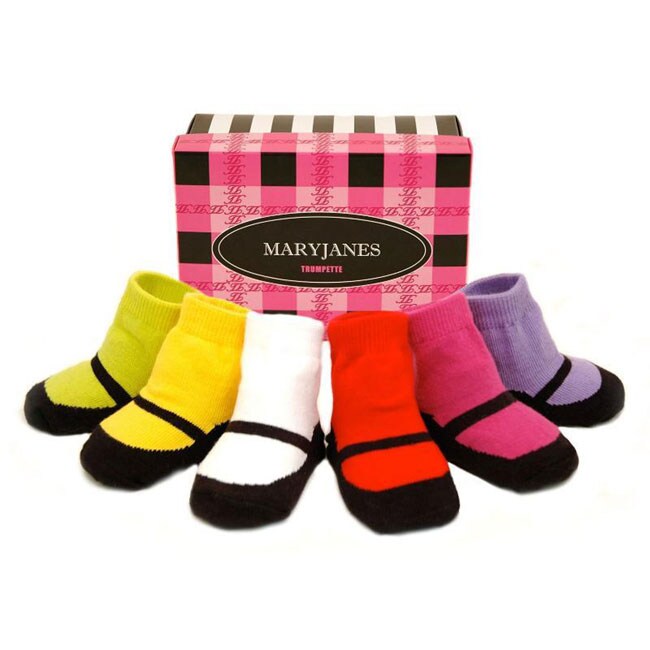 Trumpette Mary Jane Brights Infant Socks Box Set