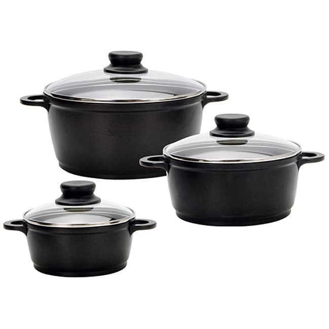 Elo Cast Aluminum Nonstick 6 piece Cookware Set  