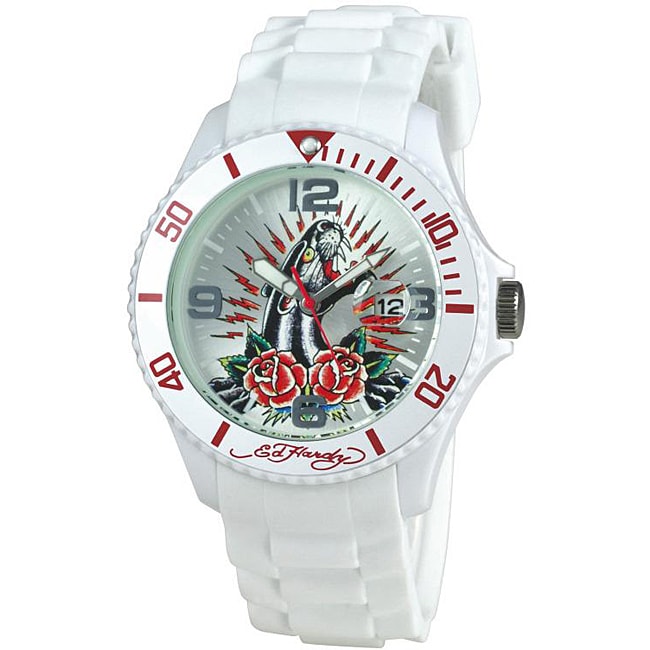 Ed Hardy Womens Panther Rose Matterhorn Watch  