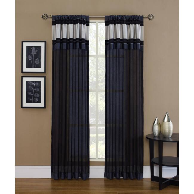 Sheer Kent w/Metallic trim 95-inch Panel
