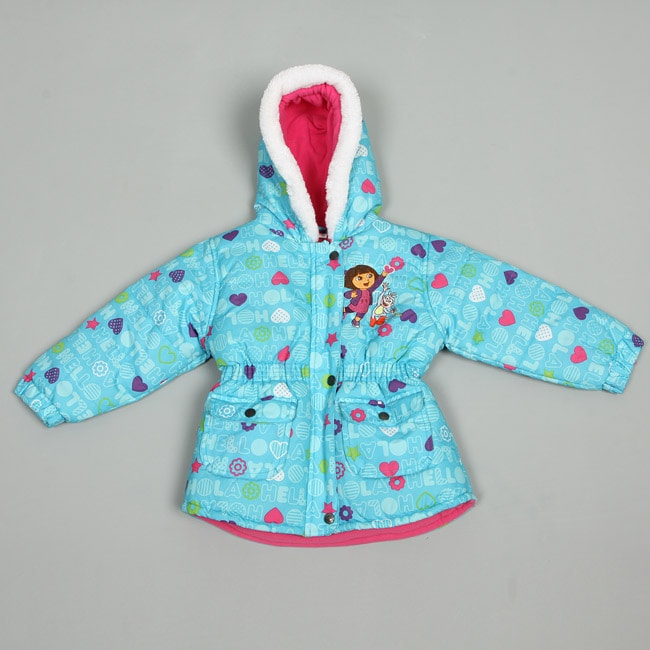 Dora the Explorer Girls Puffer Jacket FINAL SALE  