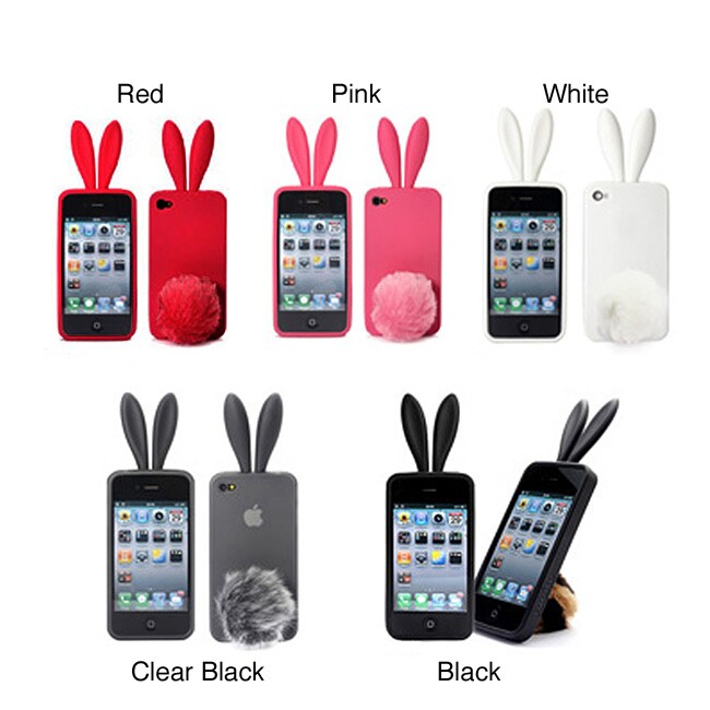 Bunny Rabito Rabbit iPhone 4 Rubber Case  