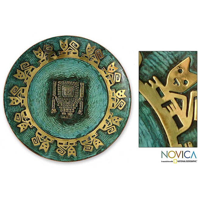   Inca Lord Creator Medium Decorative Plate (Peru)  