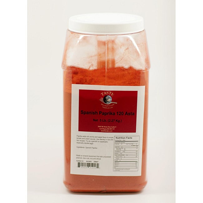 TASTE Specialty Foods 5 pound Spanish Paprika (Pack of 4)   