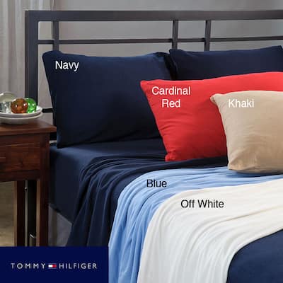 Tommy Hilfiger Solid Jersey Knit Sheet Sets