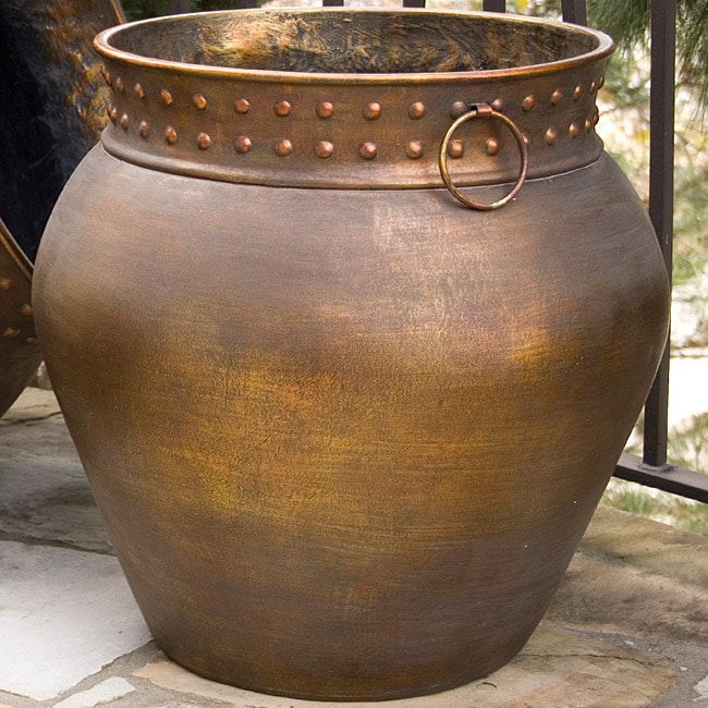 Faux Copper Planter Free Shipping Today 13806201