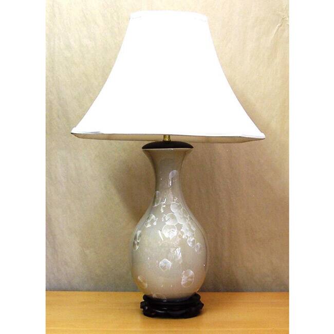 Ivory Ginko Porcelain Table Lamp